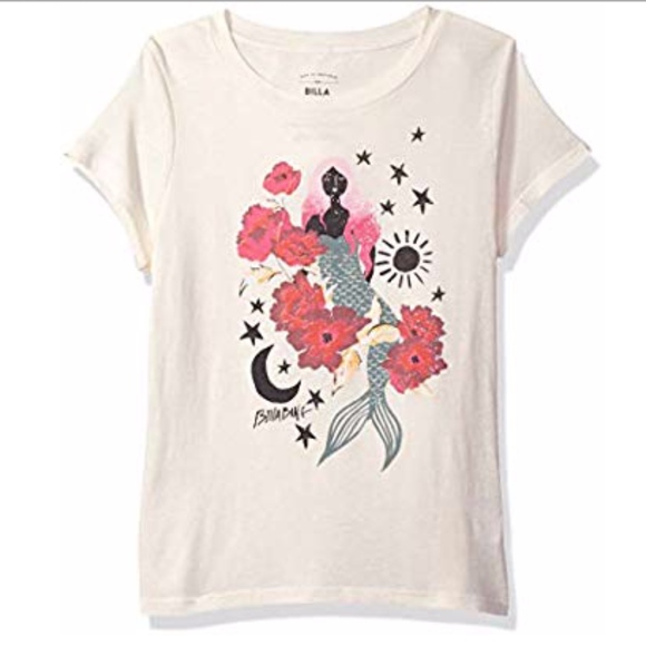Billabong Other - Billabong  Big Mermaid Power Short Sleeve Tee $5AO